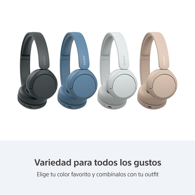 Sony WH-CH520 Auriculares inalámbricos Bluetooth estilo diadema, color  blanco